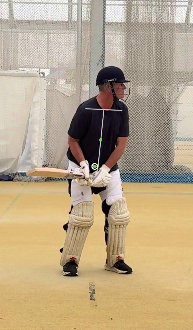 Hands centred at release