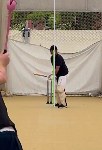 Head inside back toe at release